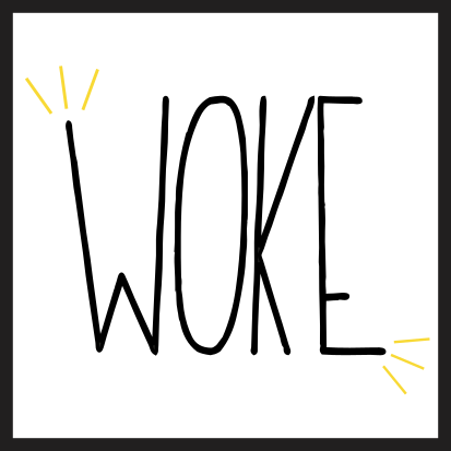 Patch Woke posé sur un vêtement