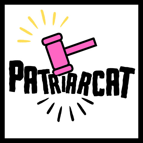 Patch Patriarcat posé sur un vêtement